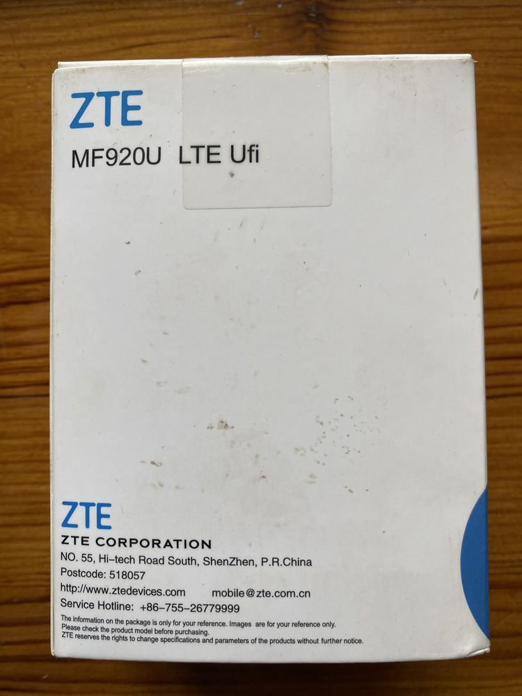 Роутер 4G LTE WiFi  ZTE MF920U   + антена внешняя