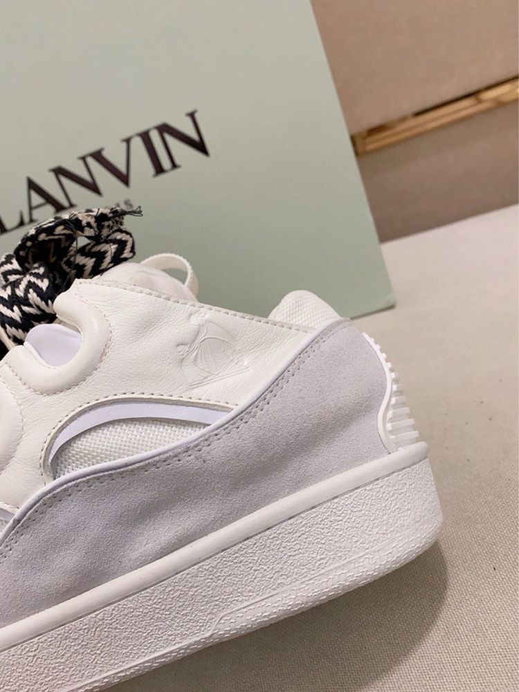 (БЕЗ ПЕРЕДОПЛАТИ) Lanvin Curb Sneakers ланвін карб снікерс біліі опіум