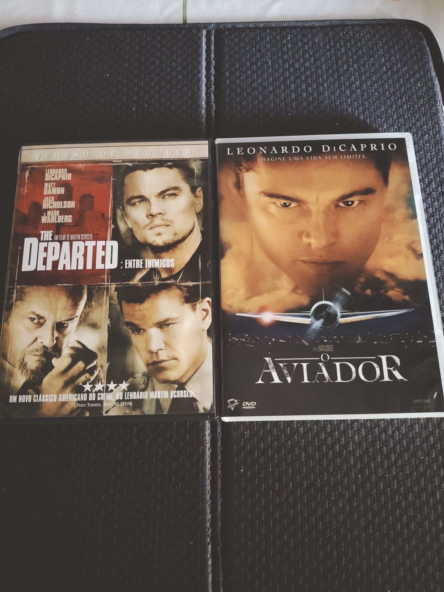 O Aviador e Entre Inimigos com Leonardo DiCaprio