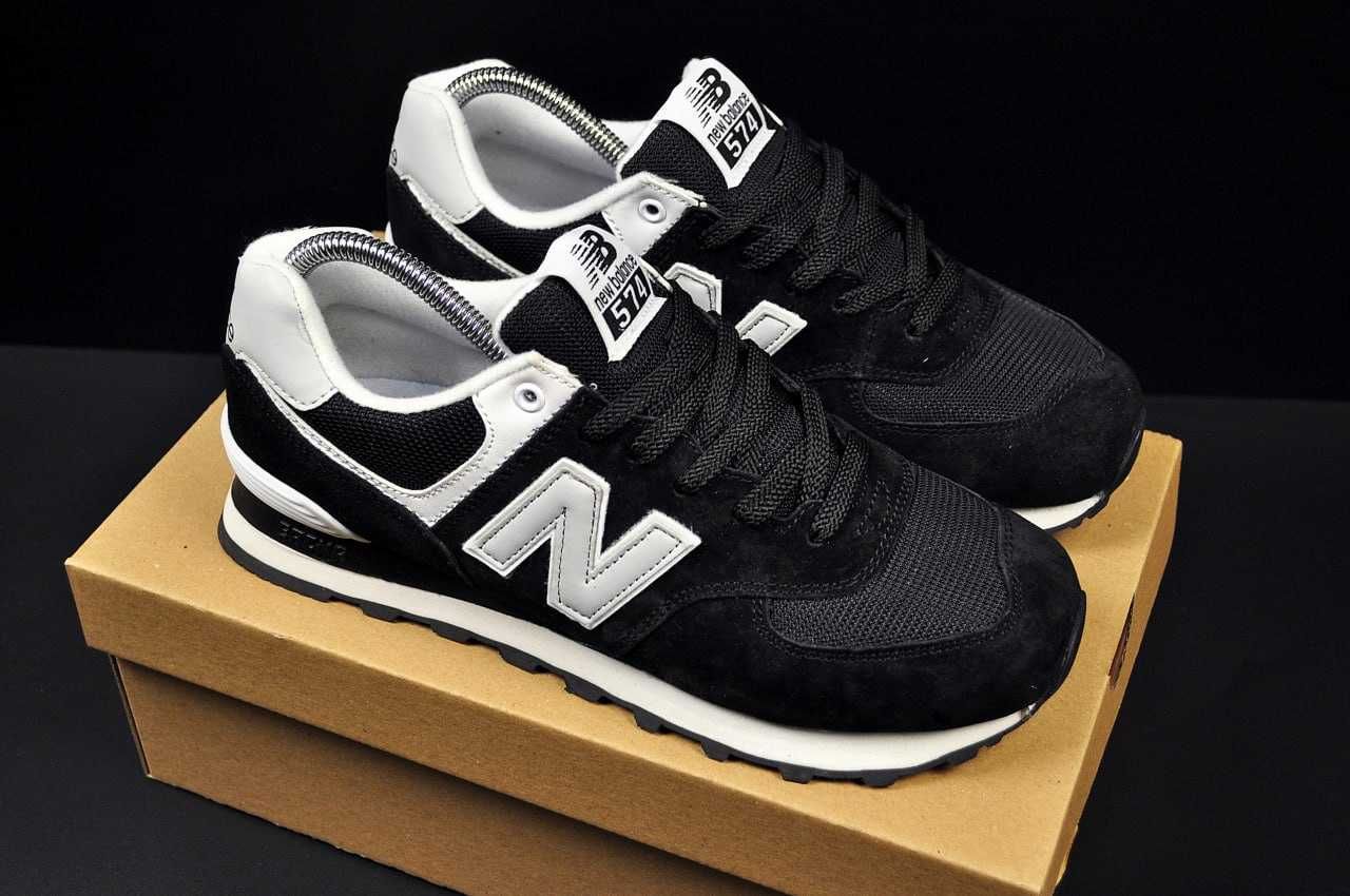 !SALE! New Balance 574 Black/White 36 37 38 39 40 41 42 43 44 45 46
