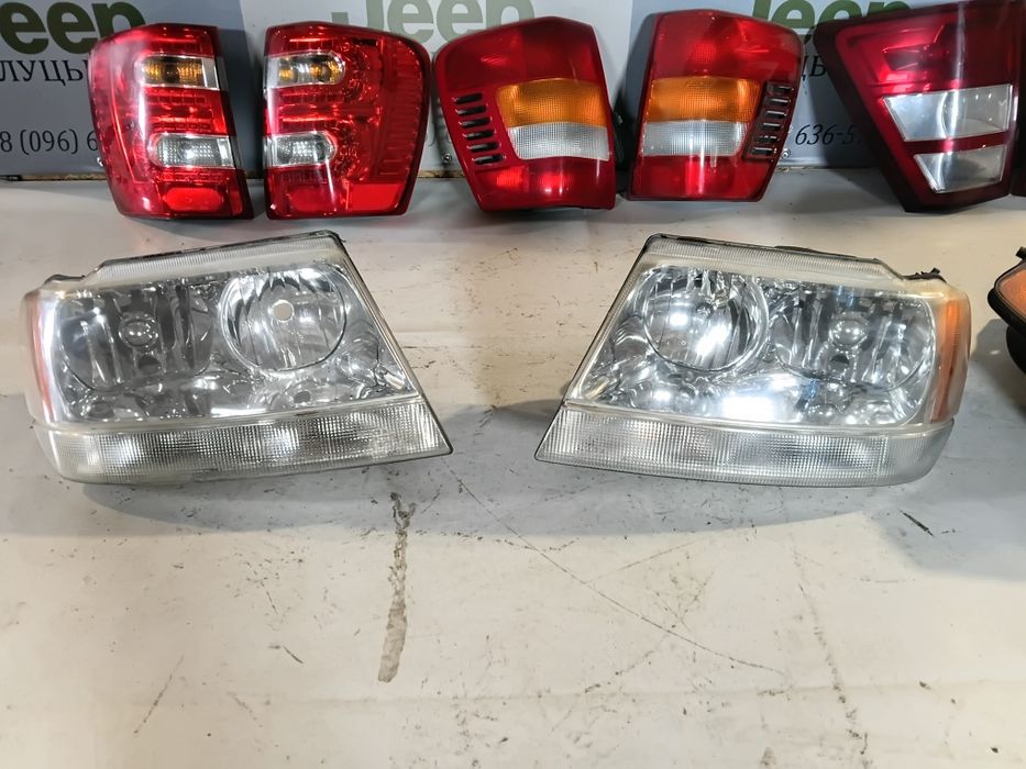 Фара, фари, стоп, ліхтар (комплект) Jeep Grand Cherokee