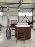 Balia ogrodowa Polar SPA Comfort 160 Hot z piecem zewnętrznym