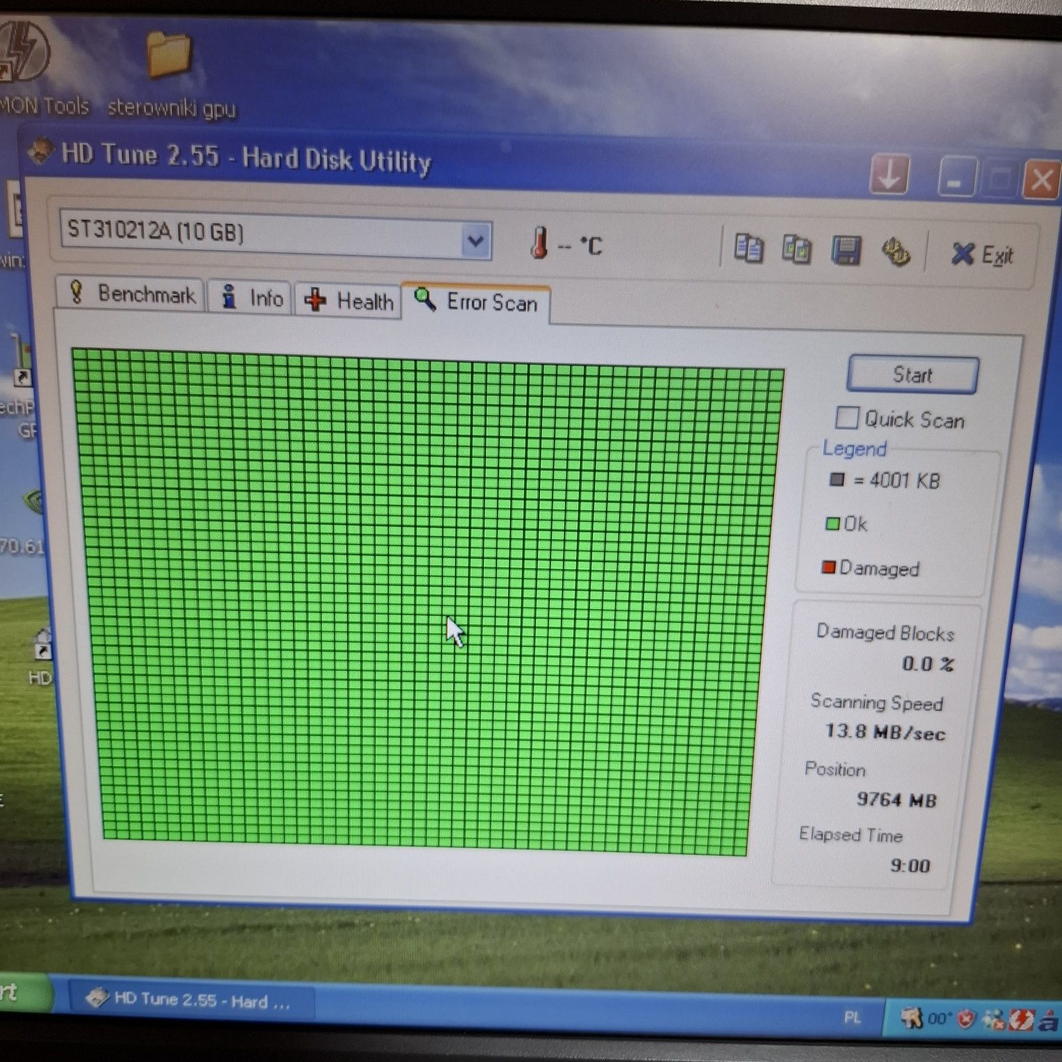 Dysk HDD 3.5" SEAGATE ST310212A 10.2gb IDE/ATA ADAX Sticker retro