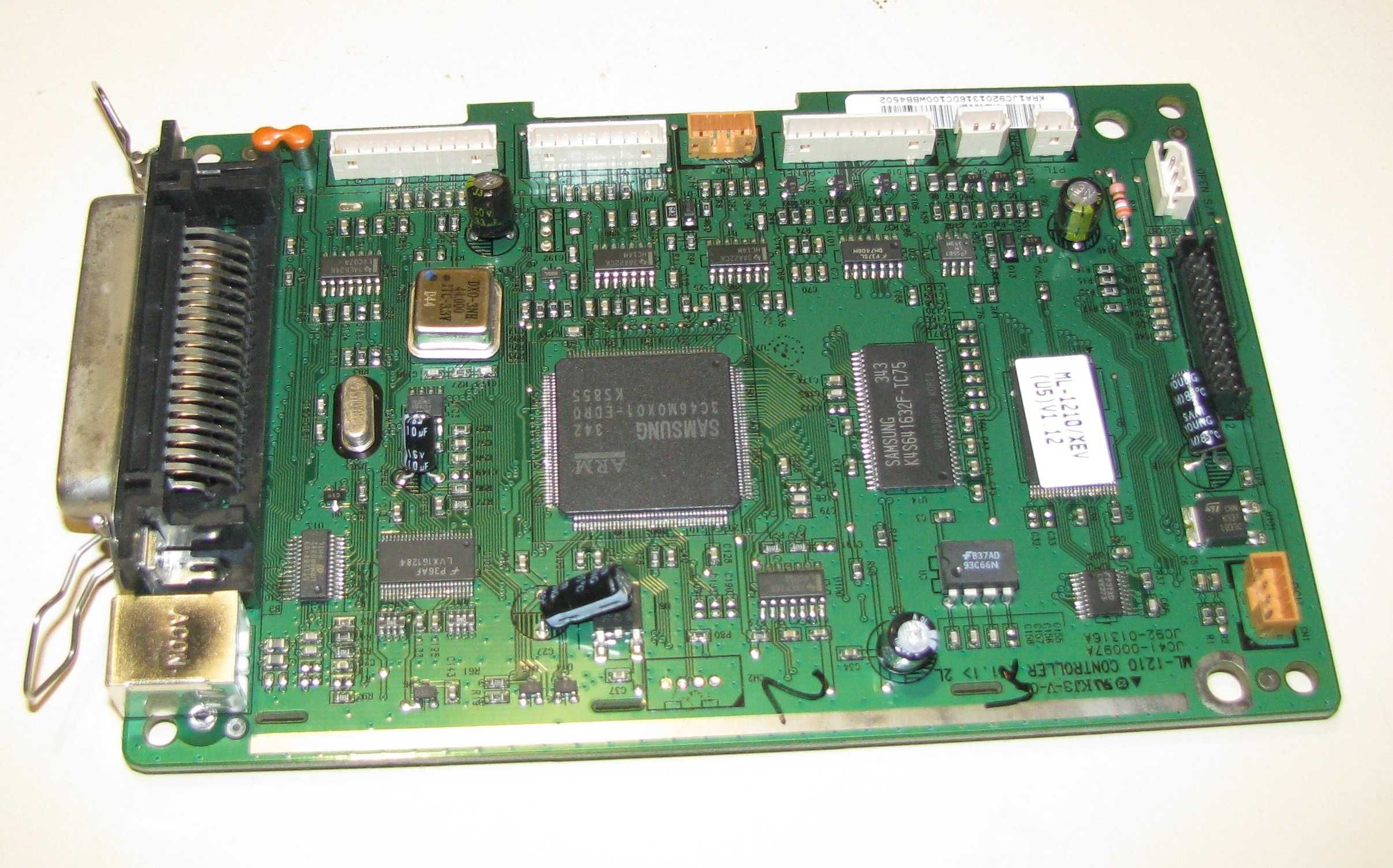 Плата форматера Samsung ML -1210, рабочая.
