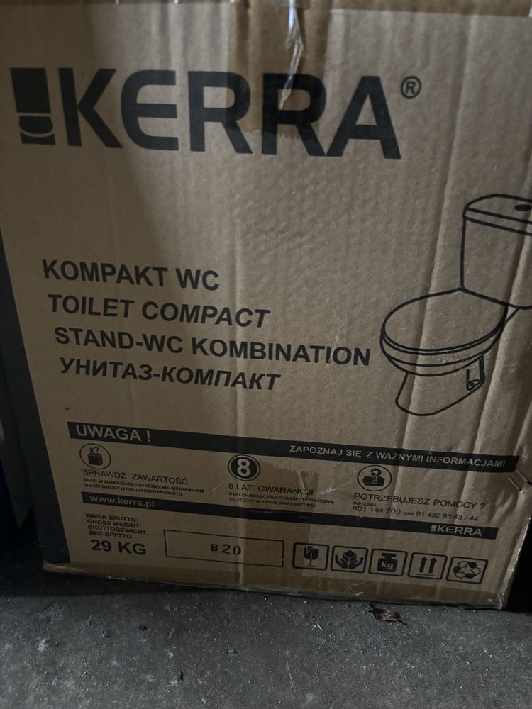 Toaletowy kompakt wc nowy