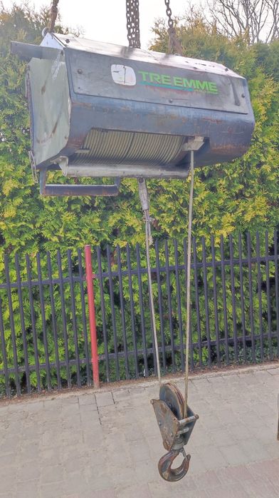 Merlo Wciągarka Hydrauliczna Treemme Hak Udźwig 3500kg Certyfikat