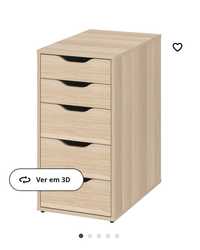 IKEA ALEX Bloco de Gavetas 36x90 ( como novo )