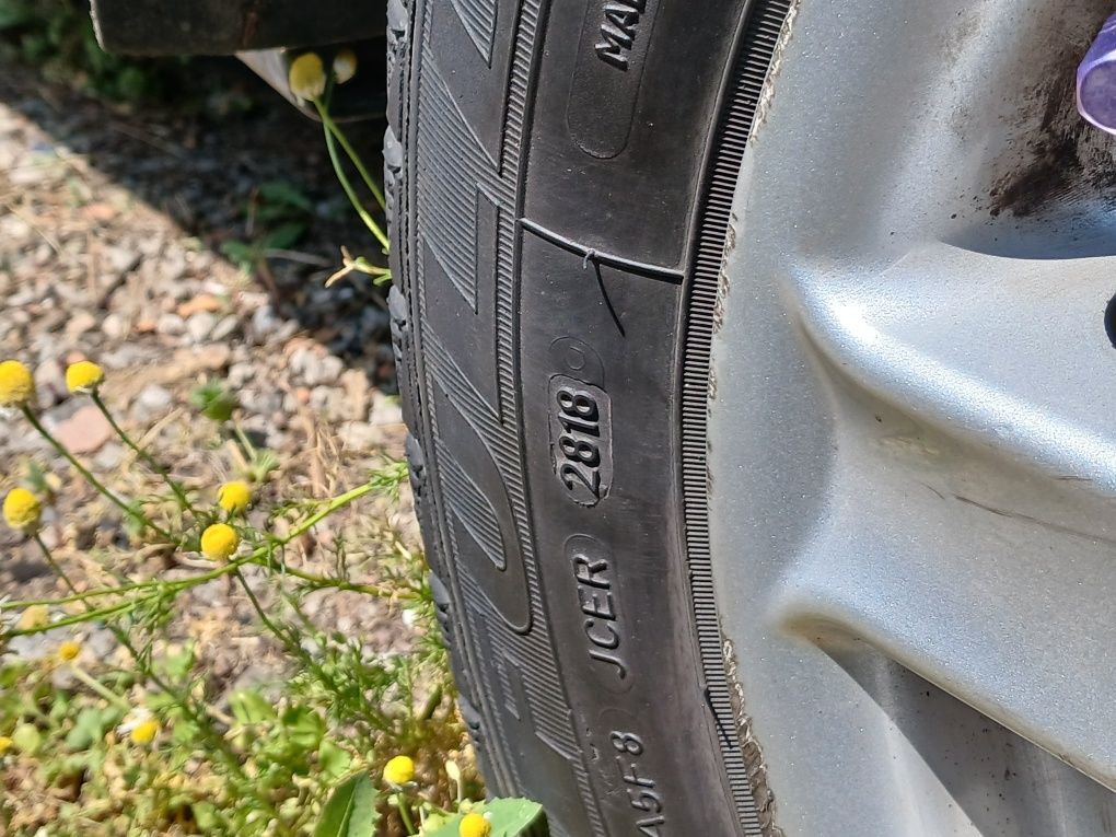 Литые диски с резиной r14 4x100 део ланос комплектом 4 штуки Секретка