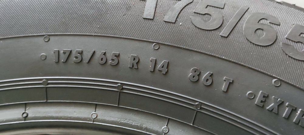 2x 175/65R14 Continental ContiEcoContact 5 B/B/71dB 7,10mm JAK NOWE