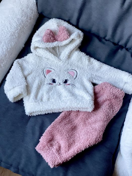 Теплий поюшевий комплект + 4 боді. Розмір 74 (6-9 міс.)