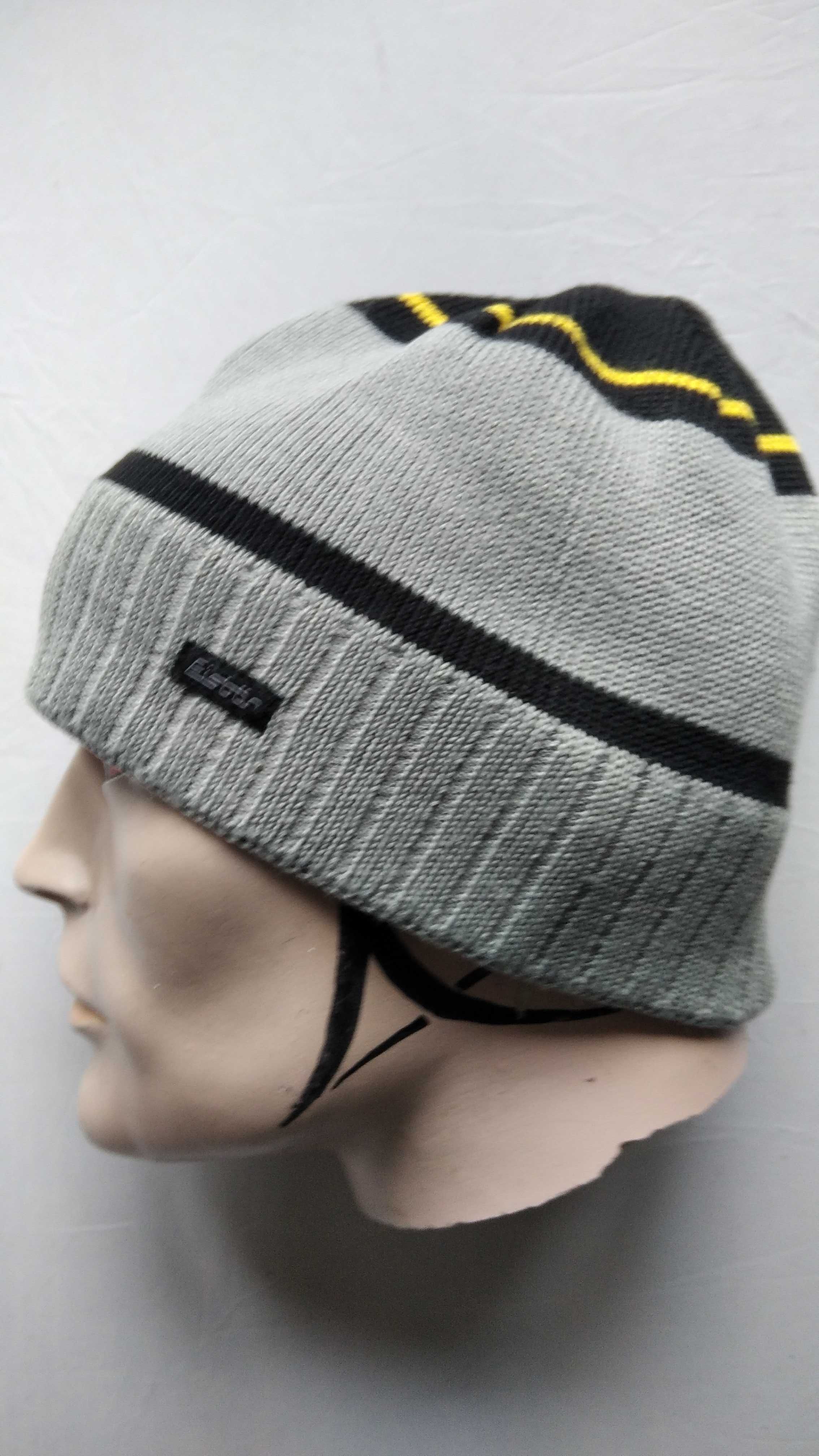 Czapka zimowa beanie Eisbär r. uniwersalny SUPER STAN jak nowa MERINO