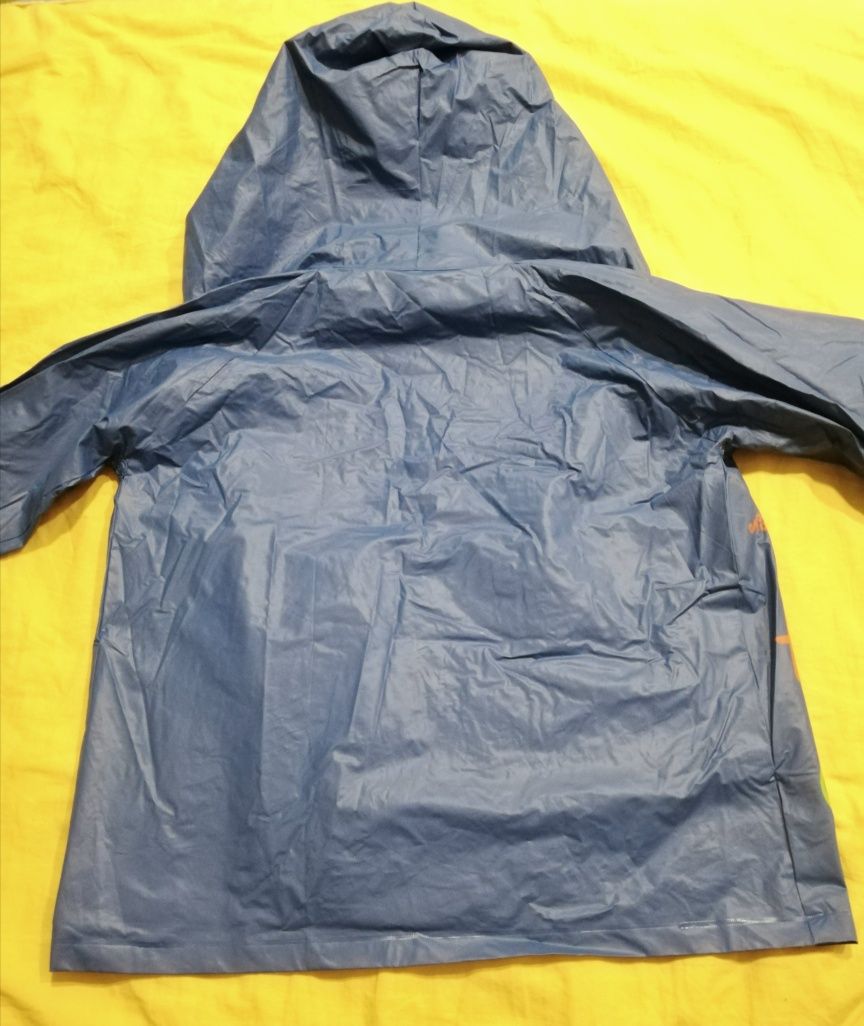 Rozm. 92-98 płaszcz kurtka przeciwdeszczowa dla chłopca odblaski bdb -