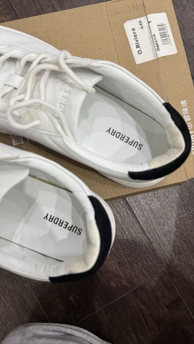 Кеди білі superdry 42 розмір