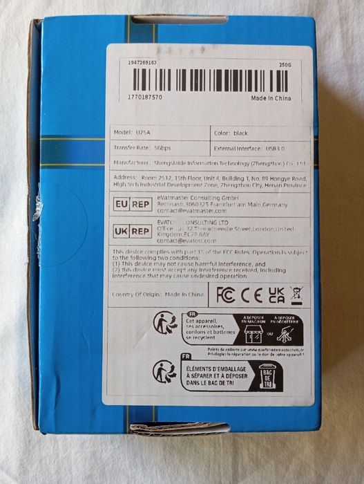 Disco Externo 250Gb