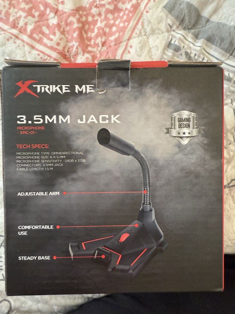 Микрофон для ПК Xtrike + коврик для мыши GMB