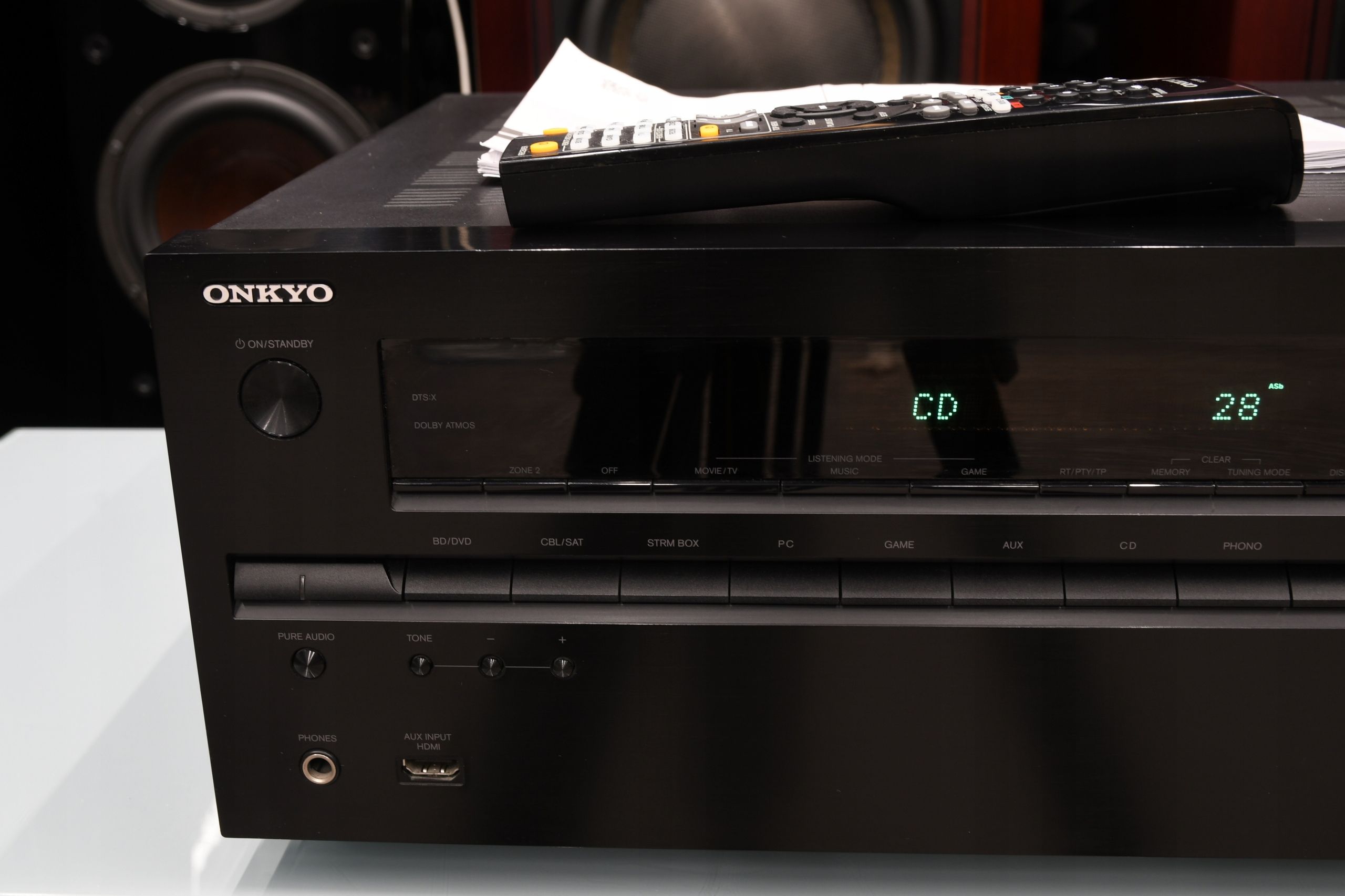 amplituner wzmacniacz do kina domowego stereo Onkyo TX-NR747 Atmos