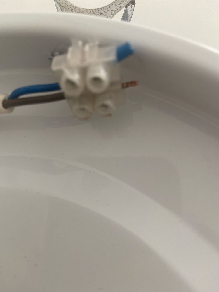 Candeeiro de teto em vidro com 2 lâmpadas led