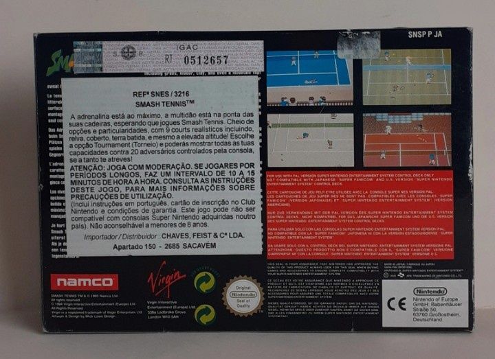 Smash Tennis super nintendo