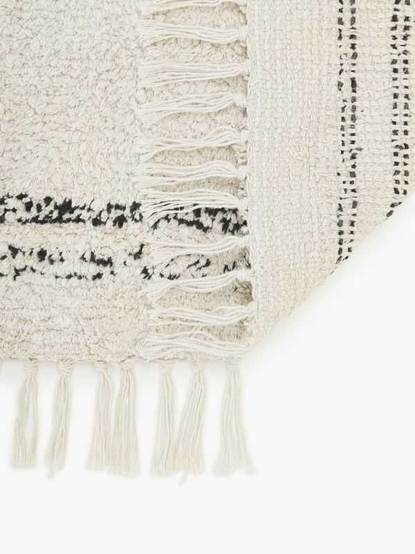 Ręcznie tuftowany dywan z bawełny 100% z frędzlami Asisa  160x230cm