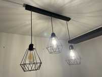 Lampa wiszaca druciana 3xE27