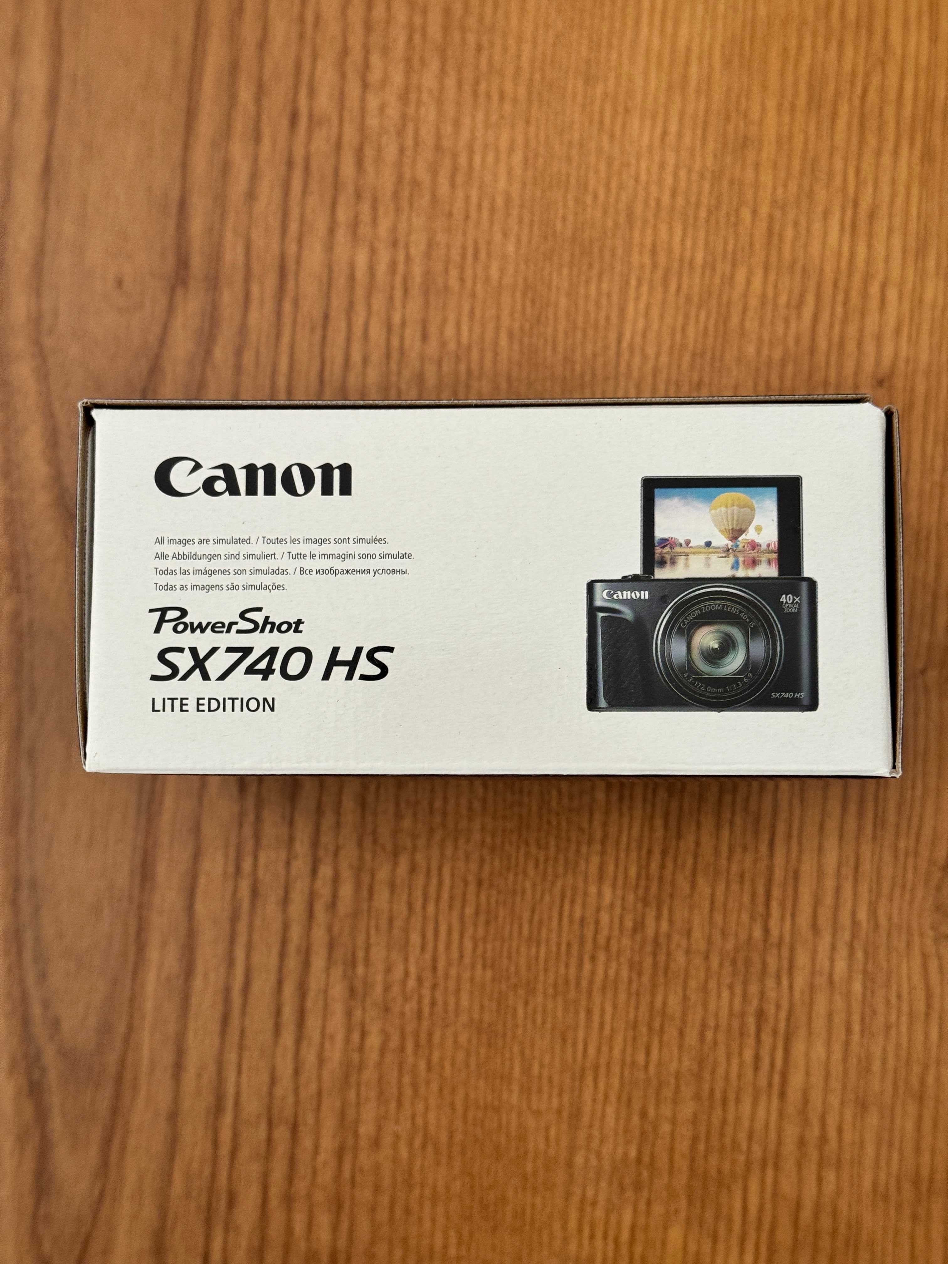 Canon Powershot SX740 HS Lite Edition Preta - NOVA