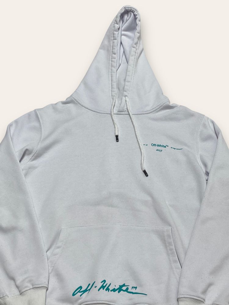 Продам кофту Off White велике лого худі балахон