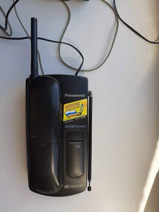 Радіо телефон стаціонарний Panasonic KX-TC1005RUB