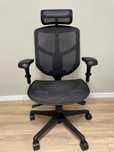 Крісло ергономічне Comfort Enjoy Budget 2 (EJB2-AB-HAM) Black Mesh
