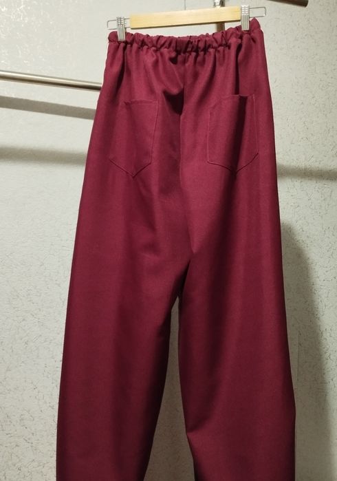 Стильні бордові штани для танців