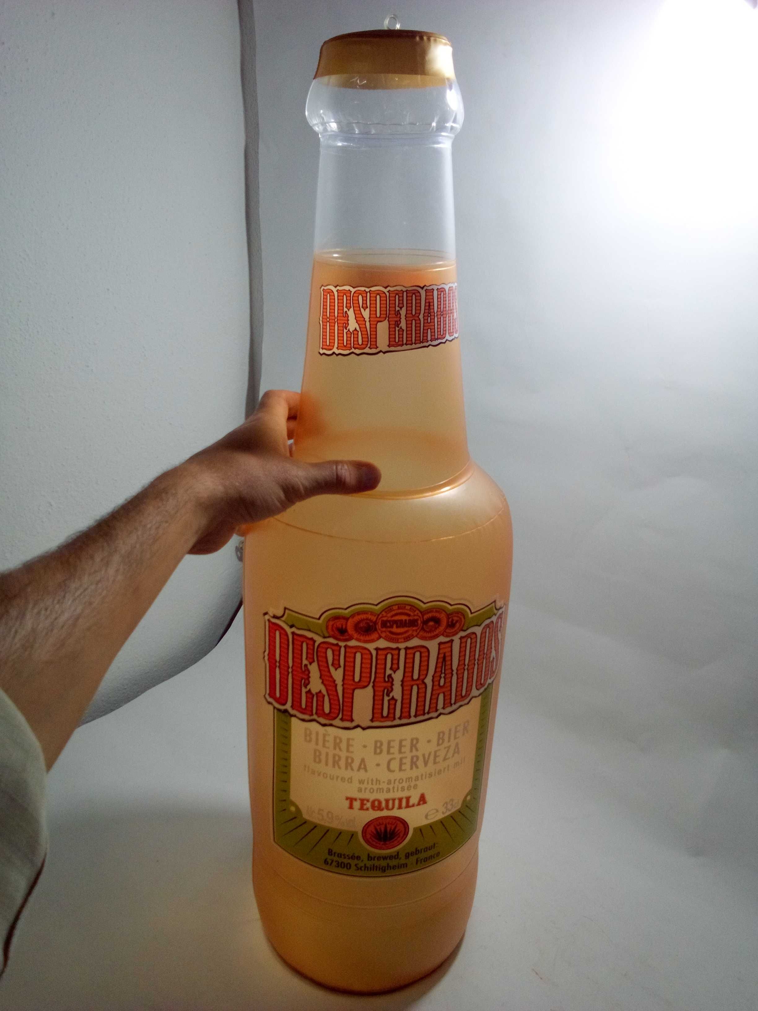 Garrafa insuflavel - Cerveja tequila DESPERADOS - Grande formato