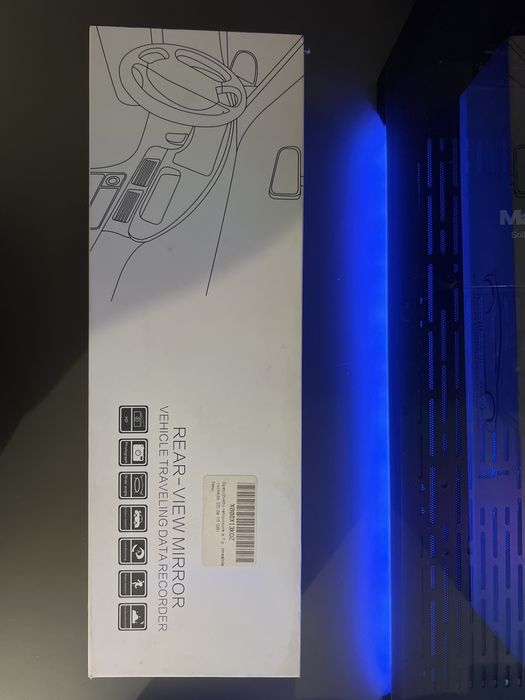 Retrovisor com camera marcha atras