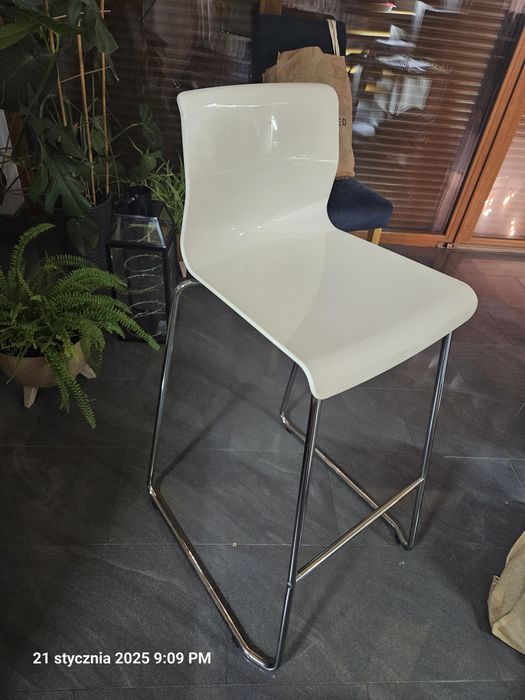 Krzesło hoker barowe Ikea Glenn