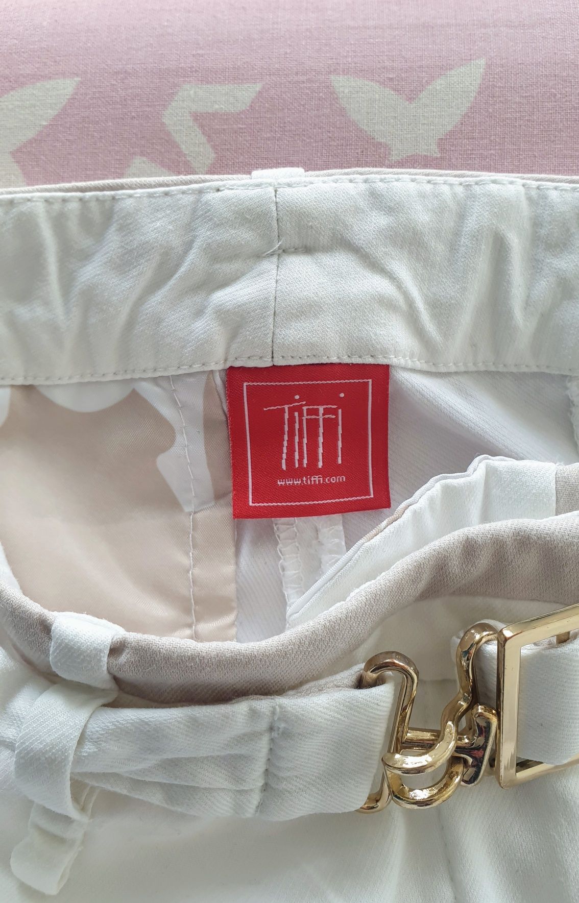 Letnie białe spodnie Tiffi XS