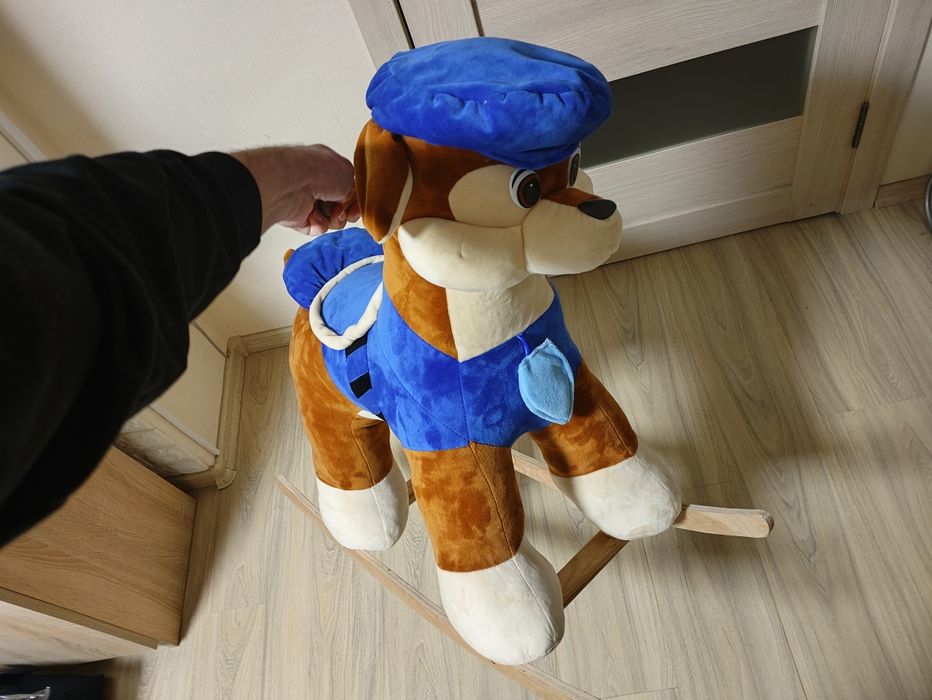 Собачка каталка Paw Patrol/ Собачка гойдалка Щенячий патруль Гонщик