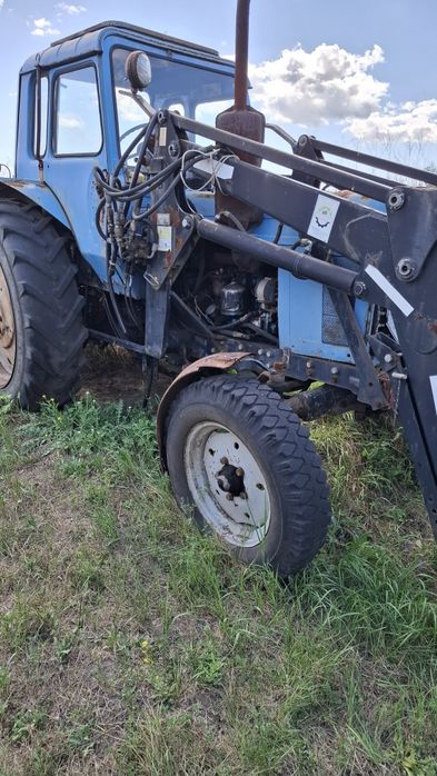 Трактор МТЗ-80 з куном, 1990 року,  в робочому стані.