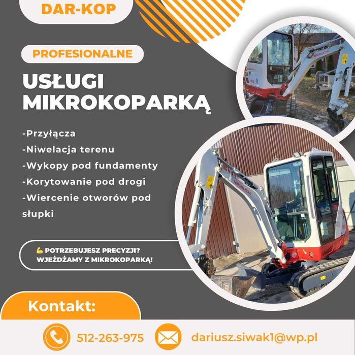 Usługi Minikoparką