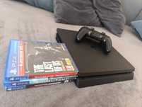 PS4 500 GB pad+3 gry