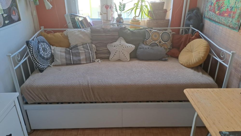 Łóżko , rama, stelaż pojedyncze metalowe 90x200