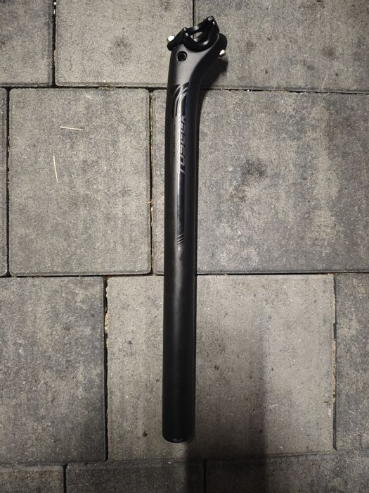 Sztyca karbonowa Tossek 31.6 × 400 mm / offset 20 mm – nowa, nieużywan