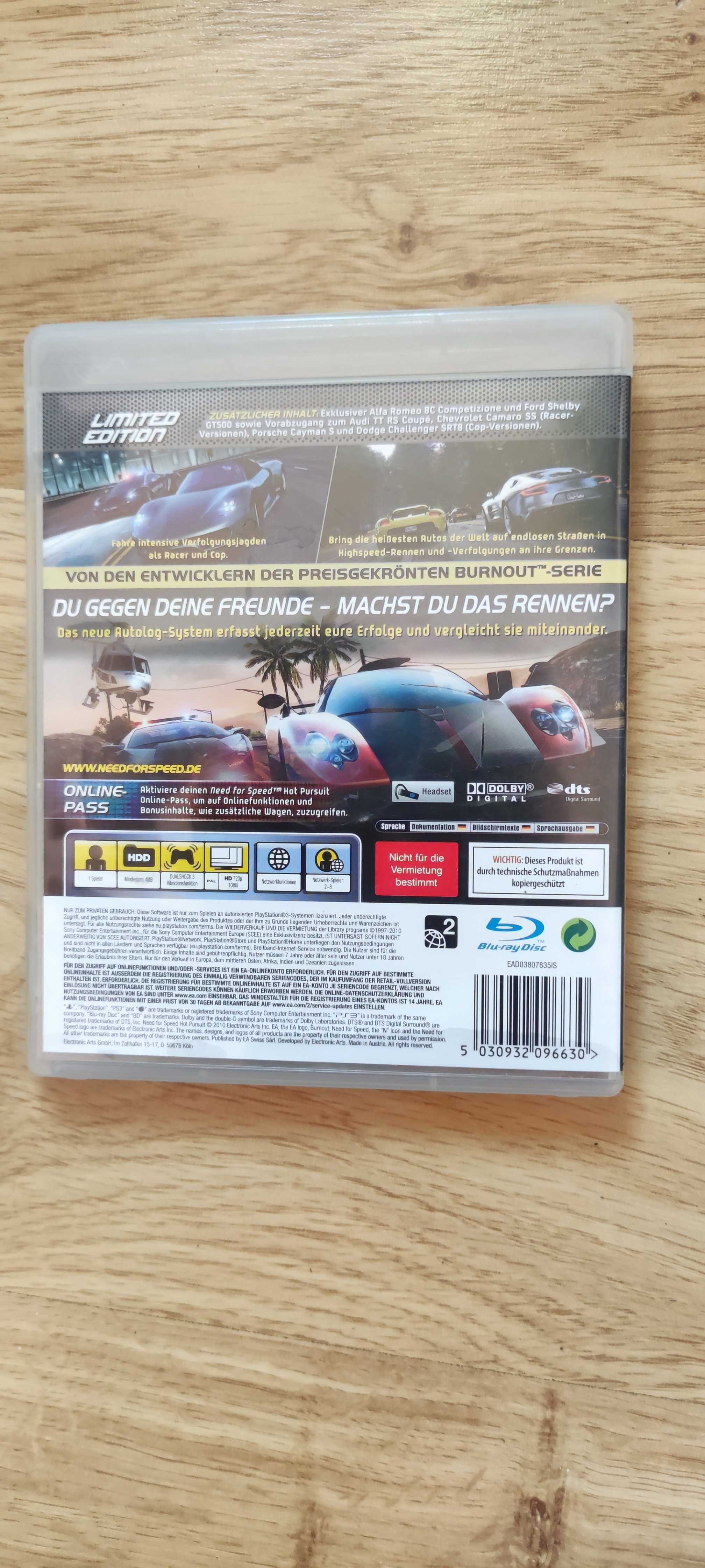 Need For Speed-Hot Pursuit Limited Edition gra ps3
