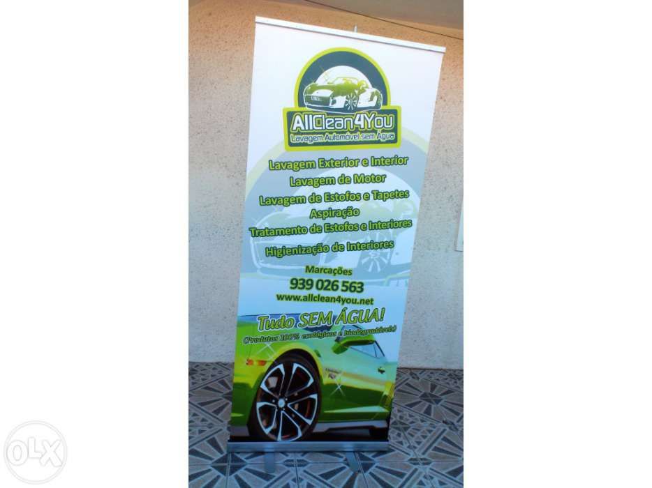 Expositores Roll-up 85x200cm personalizados
