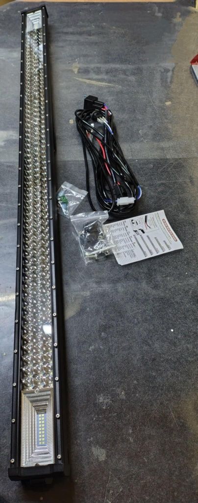 RIGIDON  127 cm 648 W smukły prosty Offroad LED Light Bar z 12 V zesta