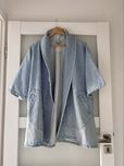Jeansowe kimono bawełniane oversize S