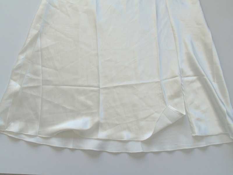 Biała nowa koszula nocna na wąskich ramiączkach L/XL