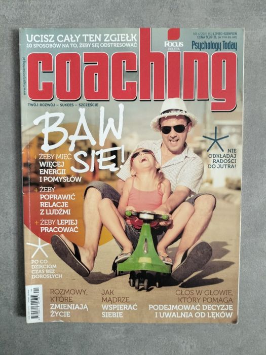 Trzy numery magazynu Coaching Psychology Today 4,5,6 z 2015
