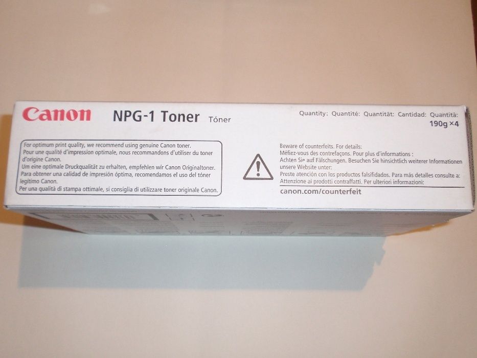 Тонер Canon NPG-1 (упаковка, 4 тубы)