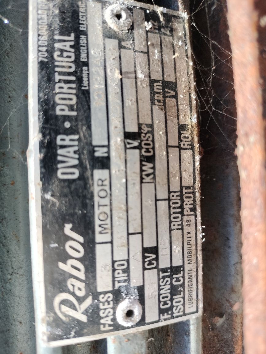 Motor rabor trifásico 5.5cv