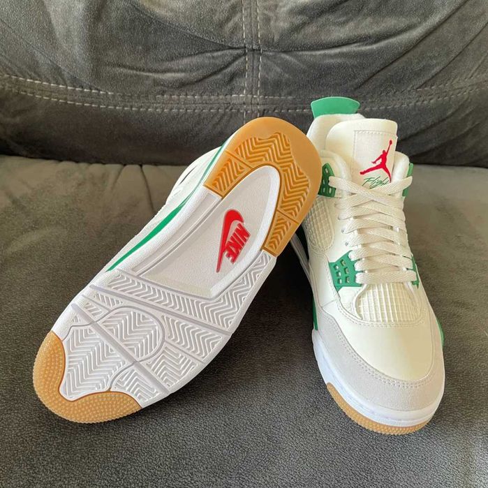 buty Espadryle Jordan 4 Retro SB PineGreen Espadryle R.41