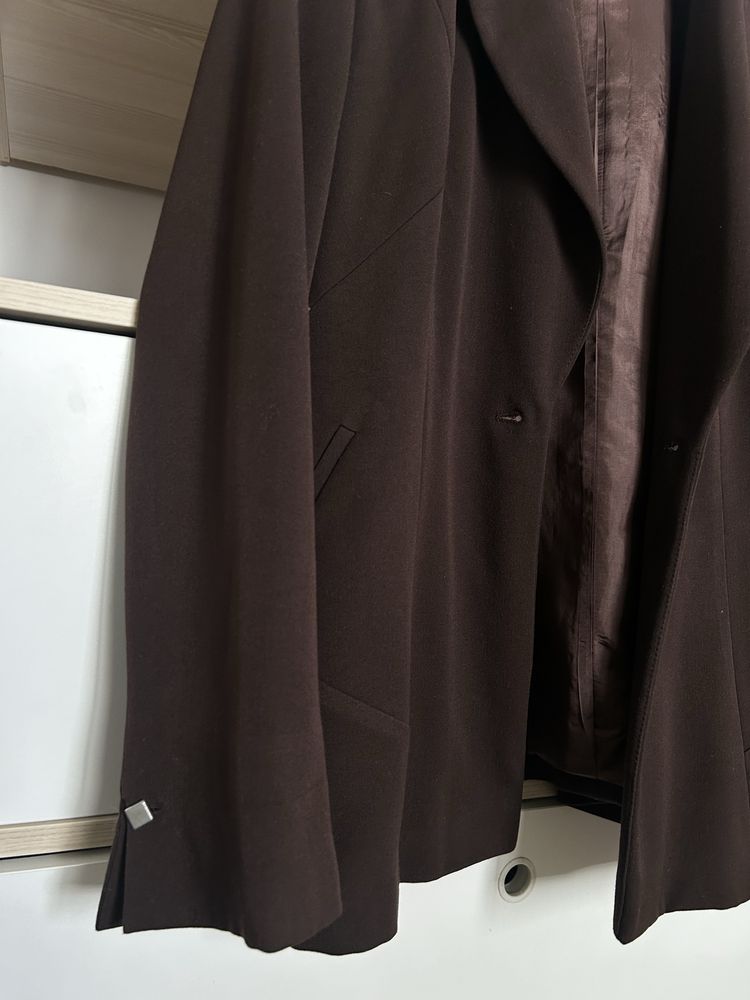Brązowa marynarka oversize vintage