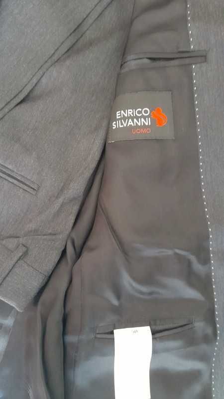 Fato cinzento Enrico Silvanni tamanho 50